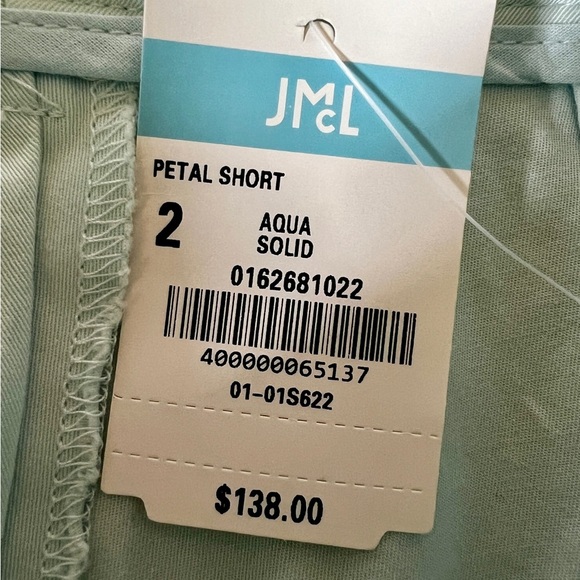 J. McLaughlin NWT Aqua Petal Trouser Shorts - Size 2 (29") - Picture 11 of 13